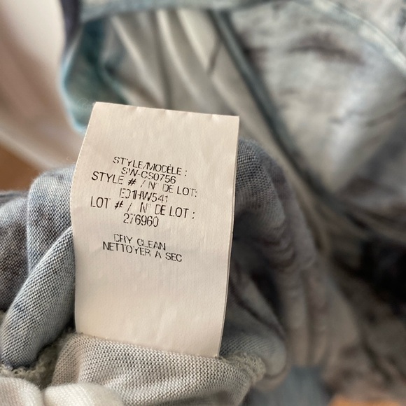 Helmet Lang Women’s top Tie-Dye Print Back Out Size Small - Picture 6 of 8